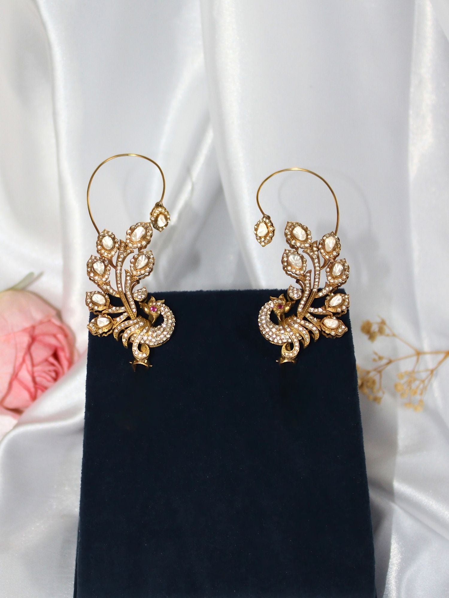 The Majestic Crest Earcuffs
