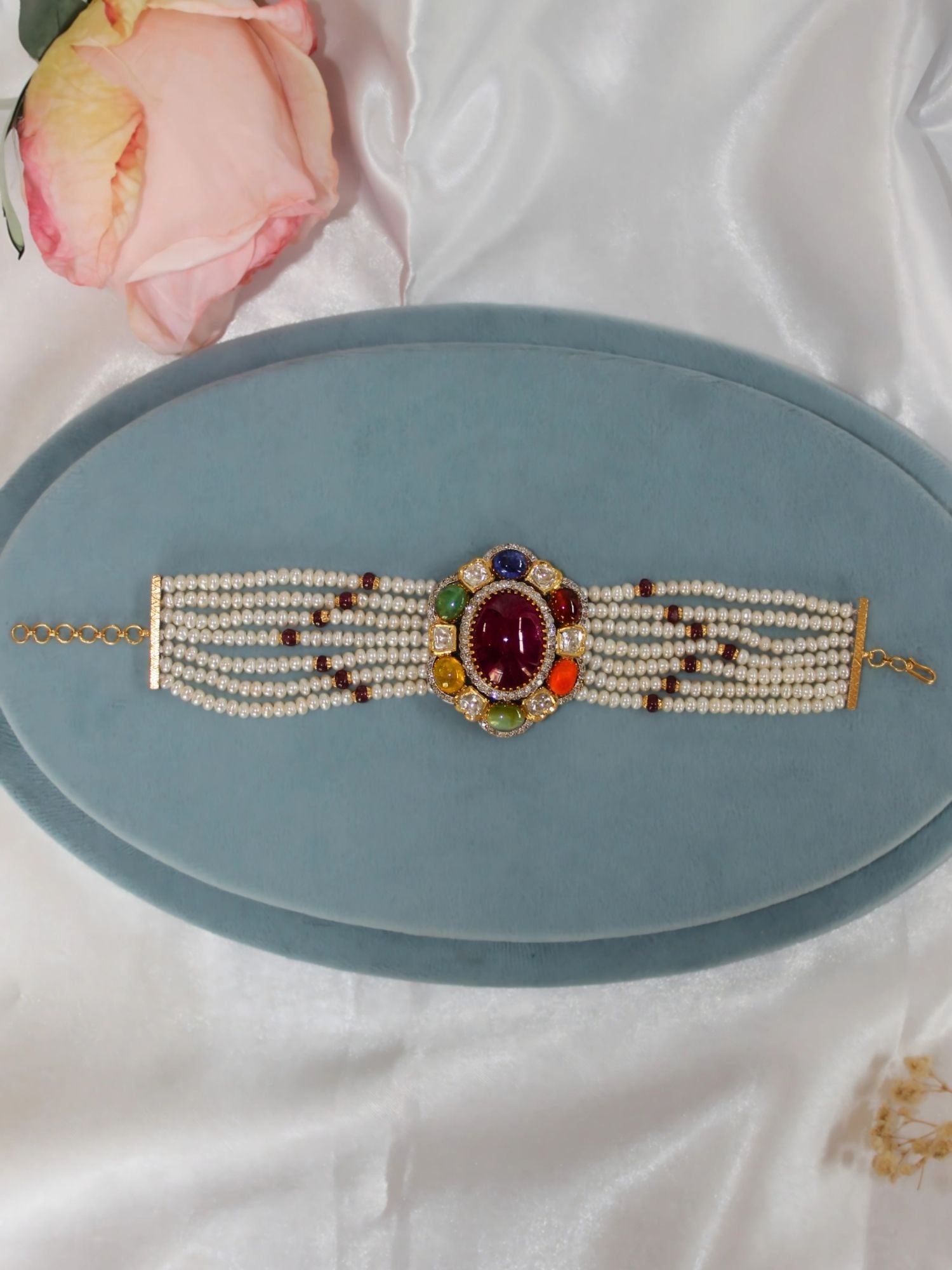 Prism Peak Navratan Bracelet