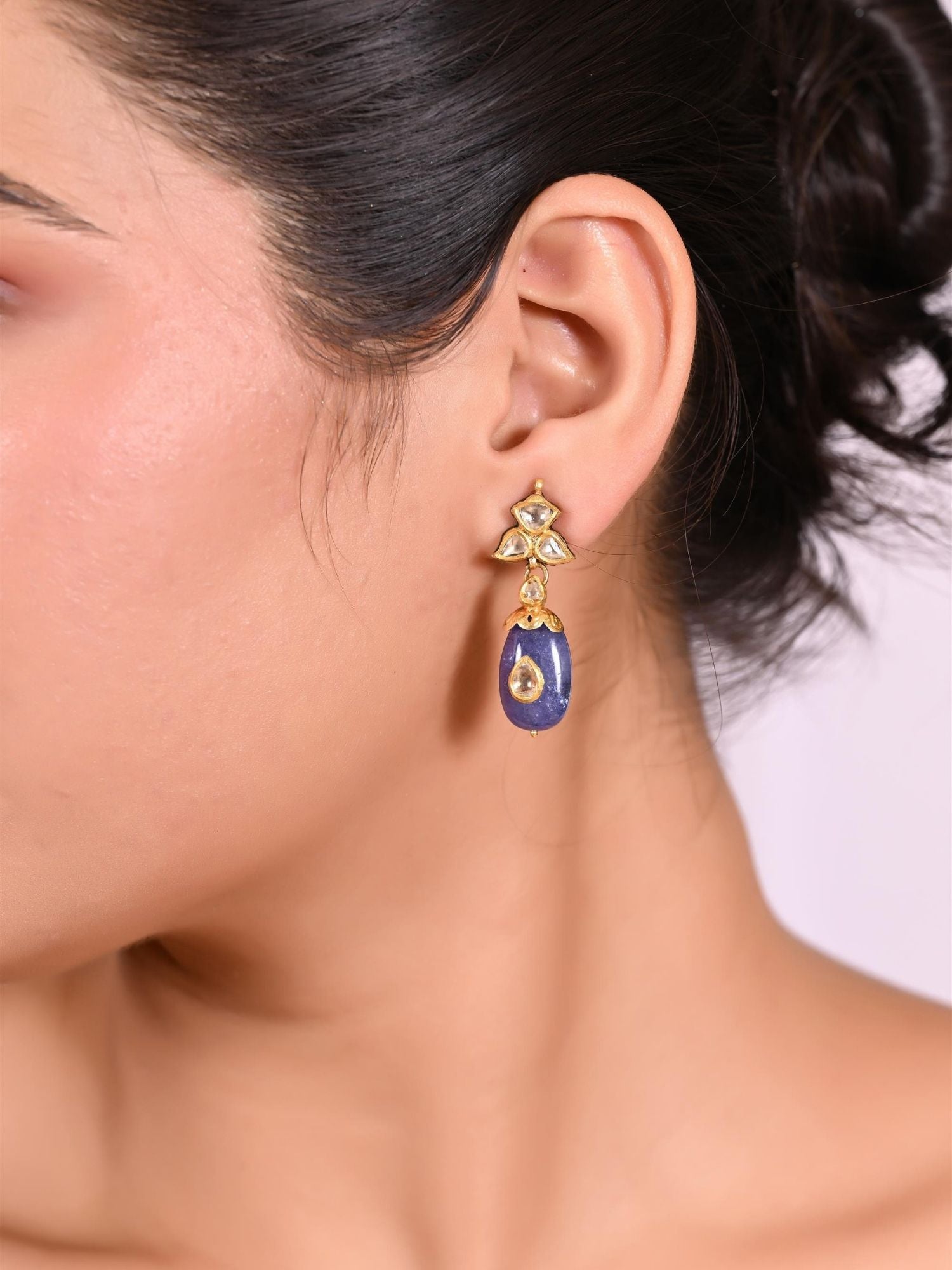 Royal Azure Drop Earrings