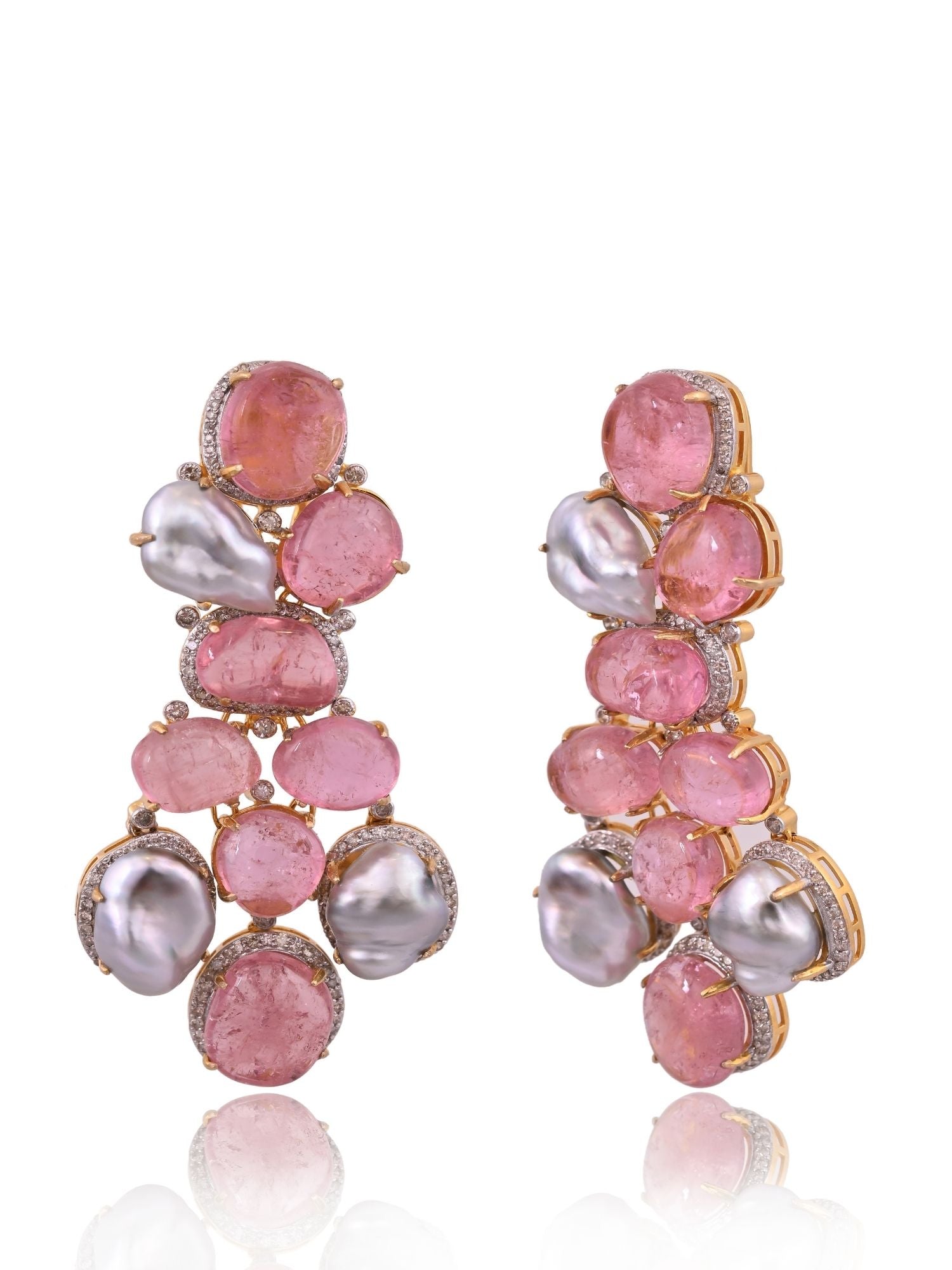 Pearlglint Tourmaline Necklace Set