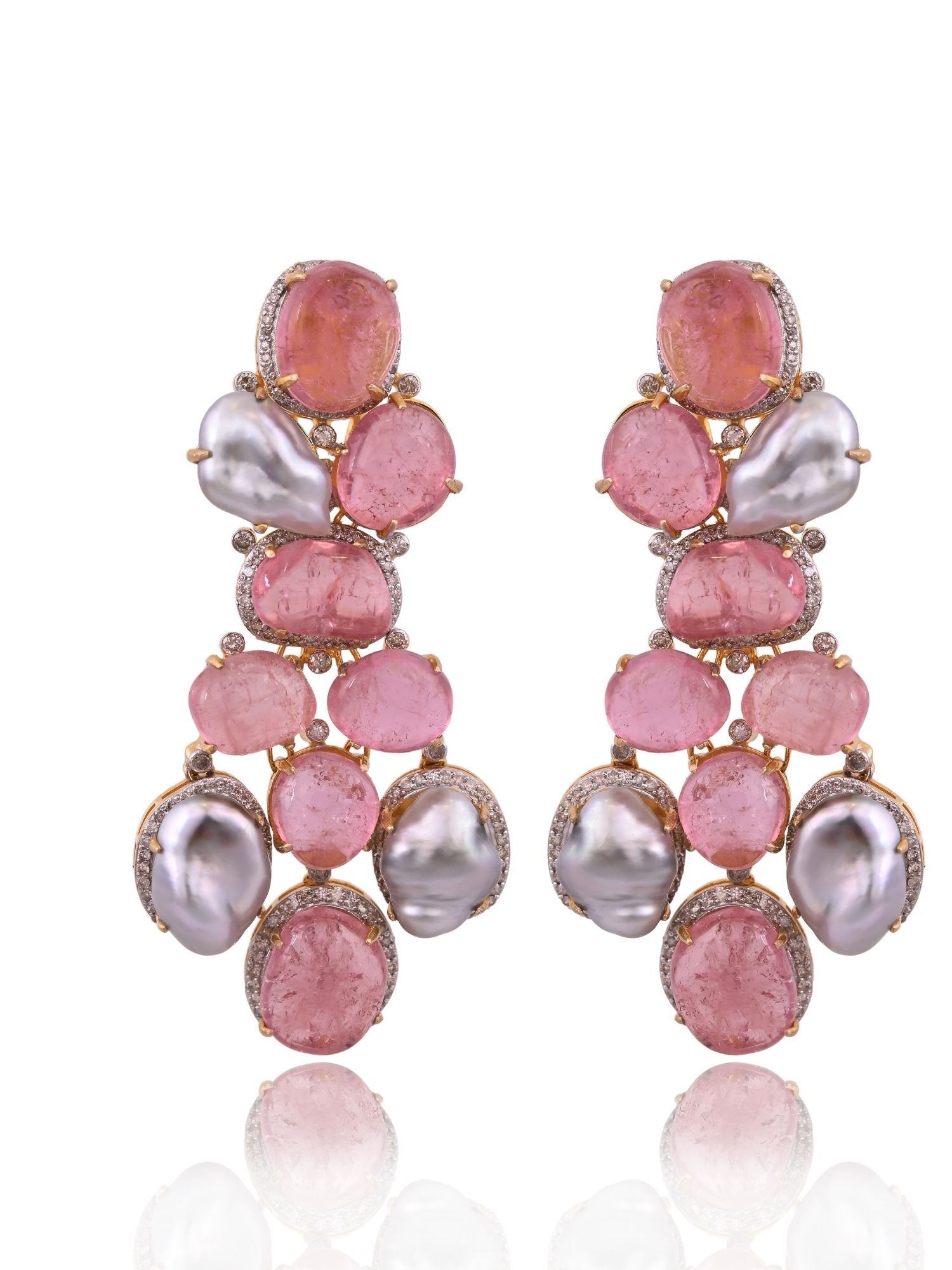 Pearlglint Tourmaline Necklace Set