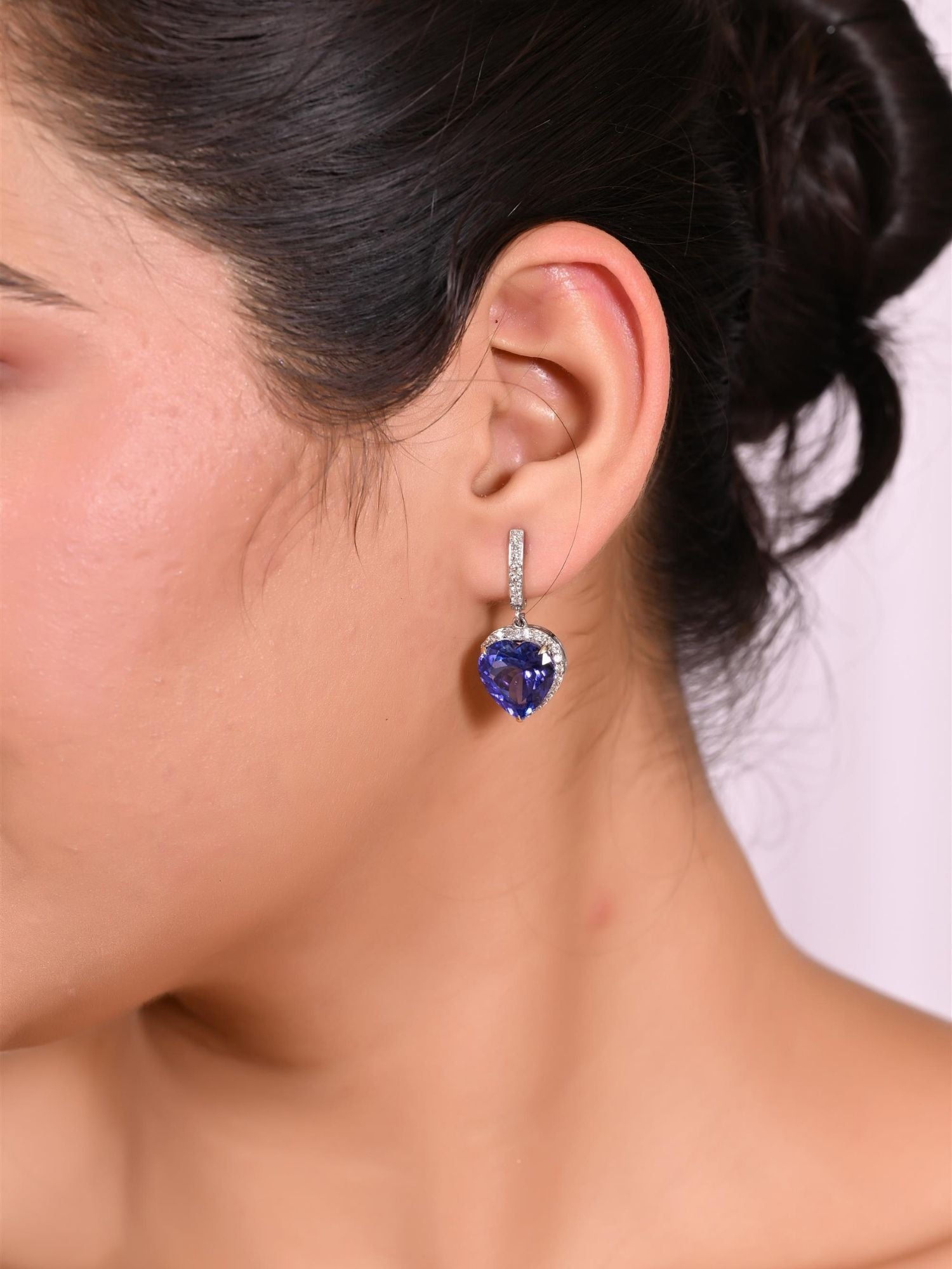 Ocean’s Heartbeat Tanzanite Earrings