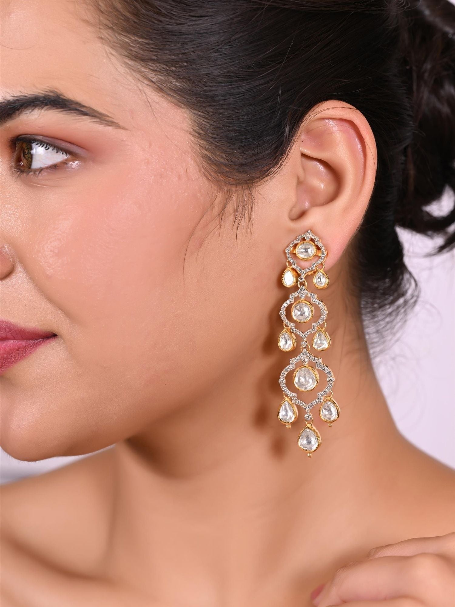 Moonlets in Descent Earrings