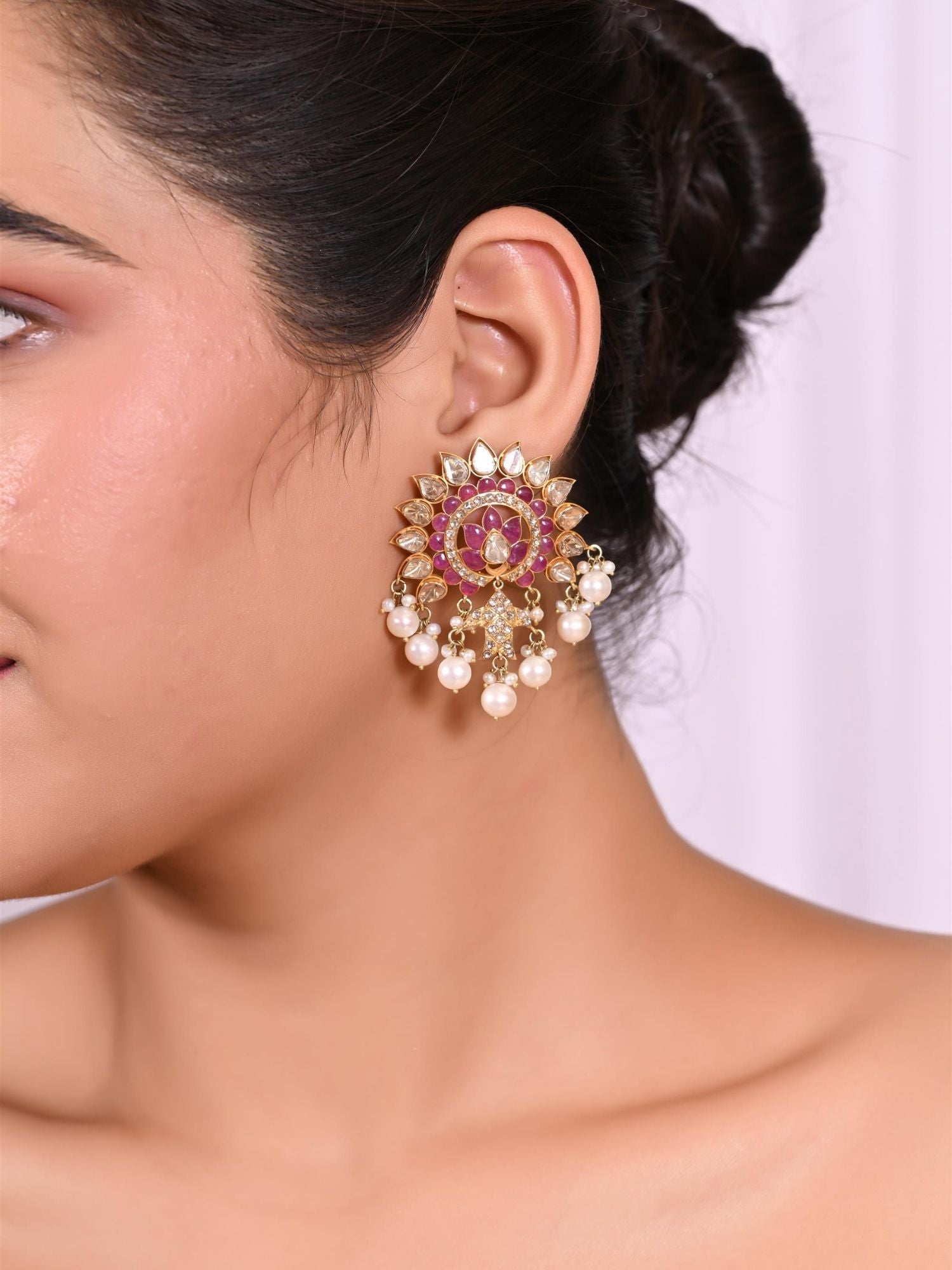 Majestic Ruby Reverie Earrings