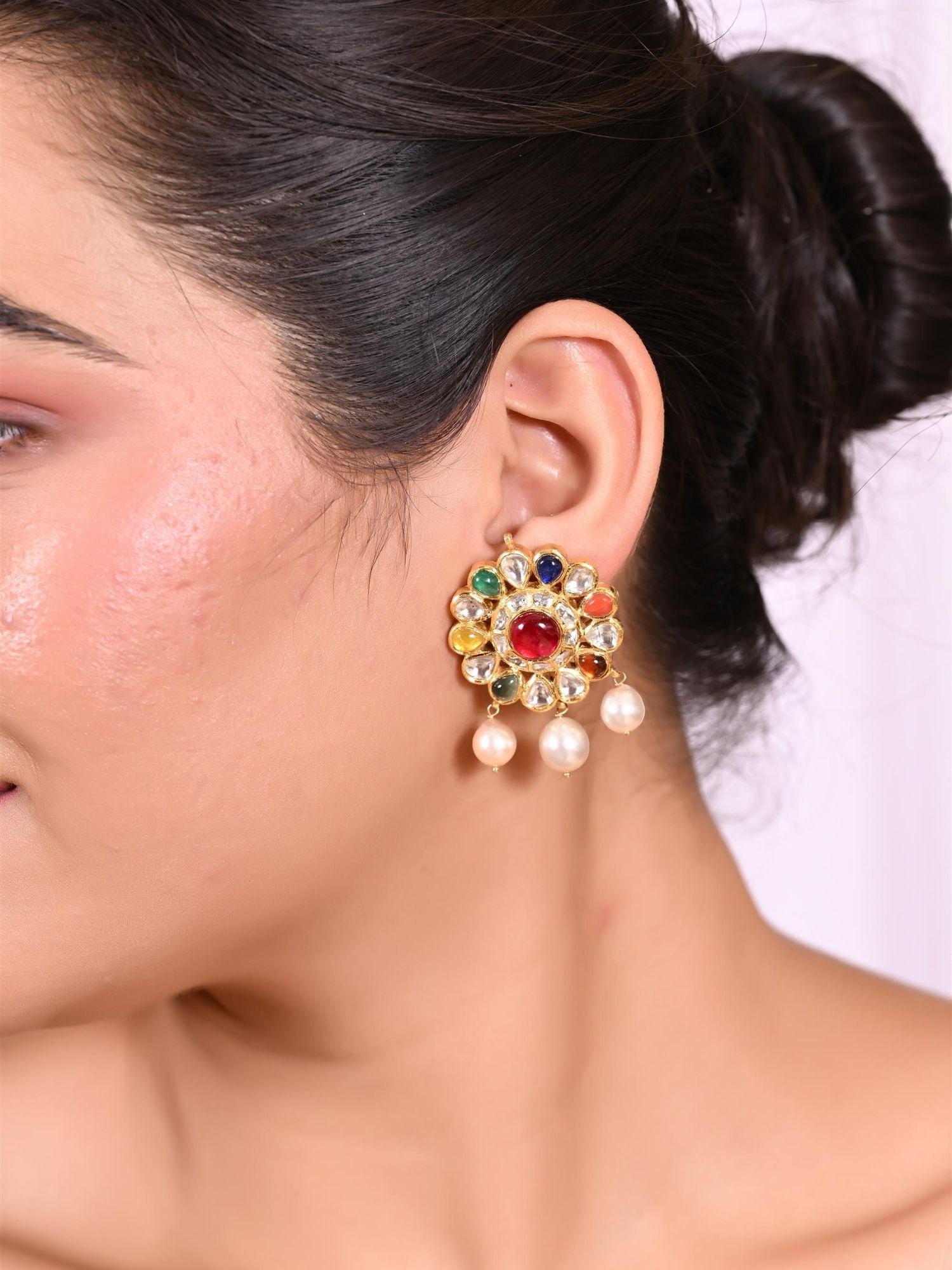 The Nine Jewels of Light Earrings