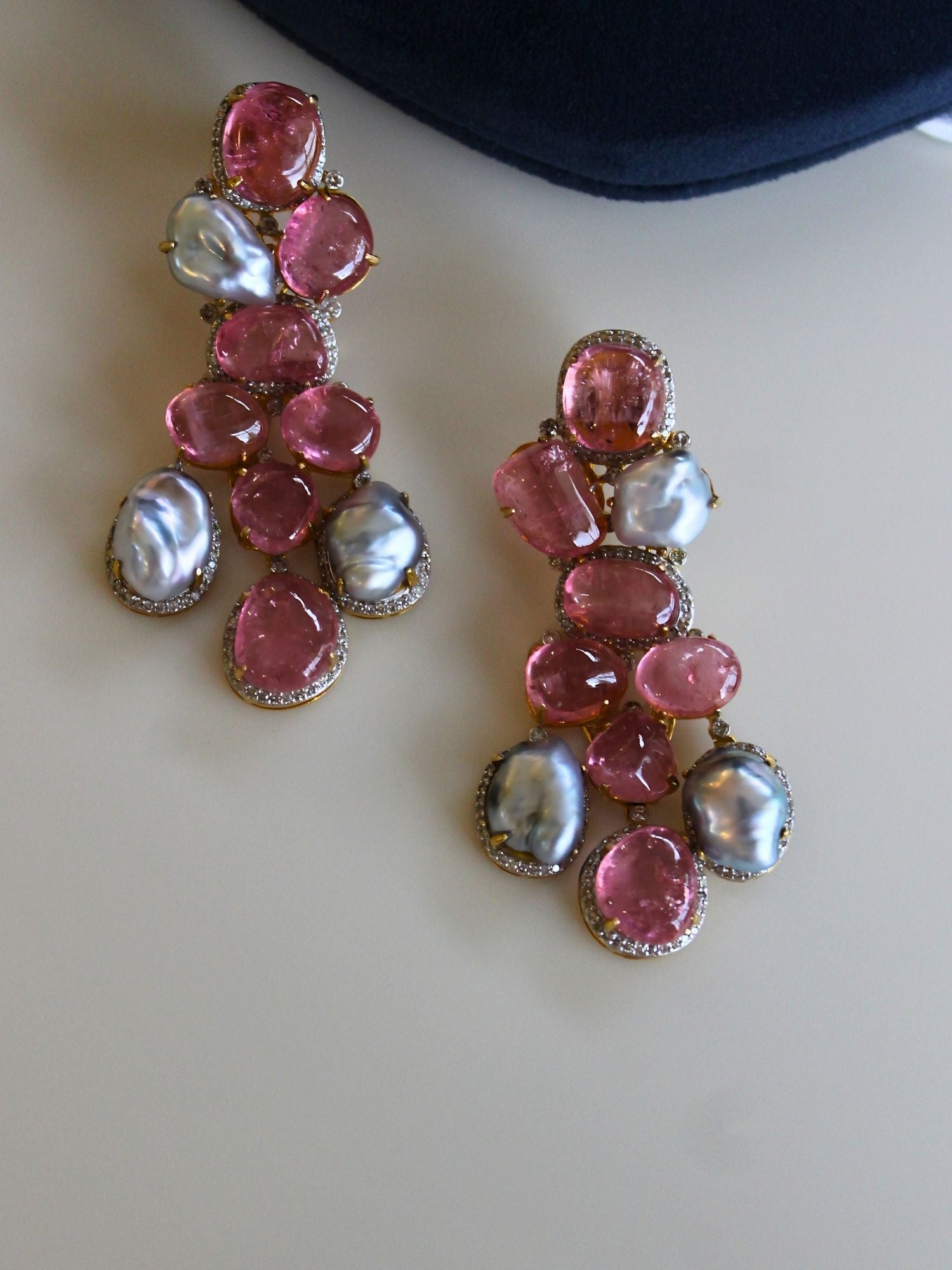 Pearlglint Tourmaline Necklace Set