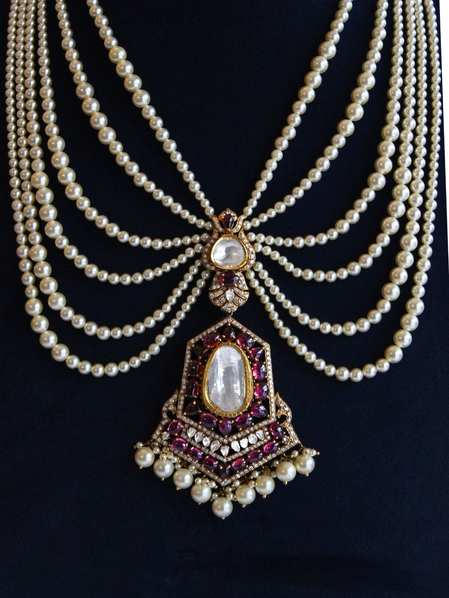 Gleamweb Tourmaline Necklace Set
