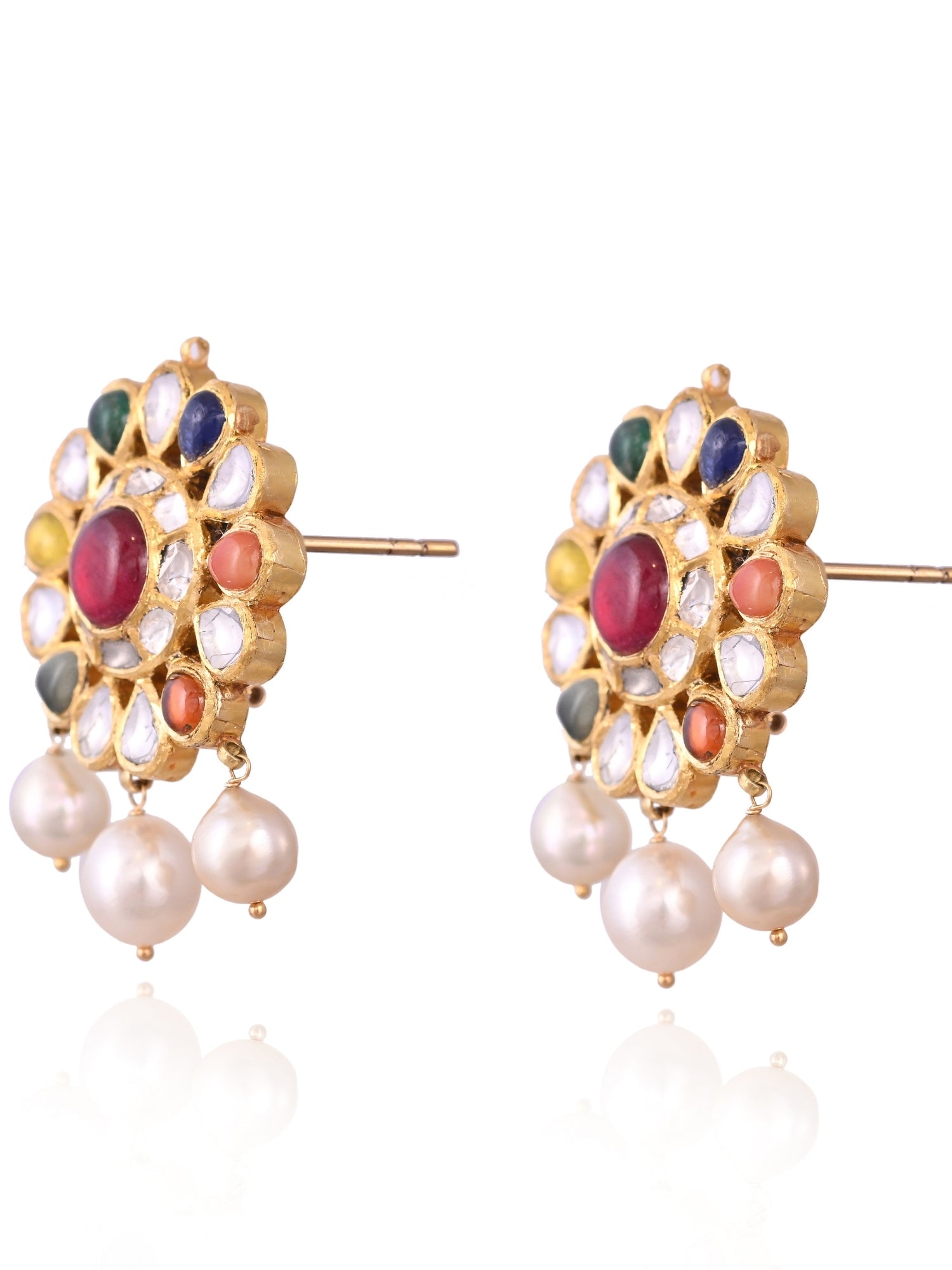 The Nine Jewels of Light Earrings