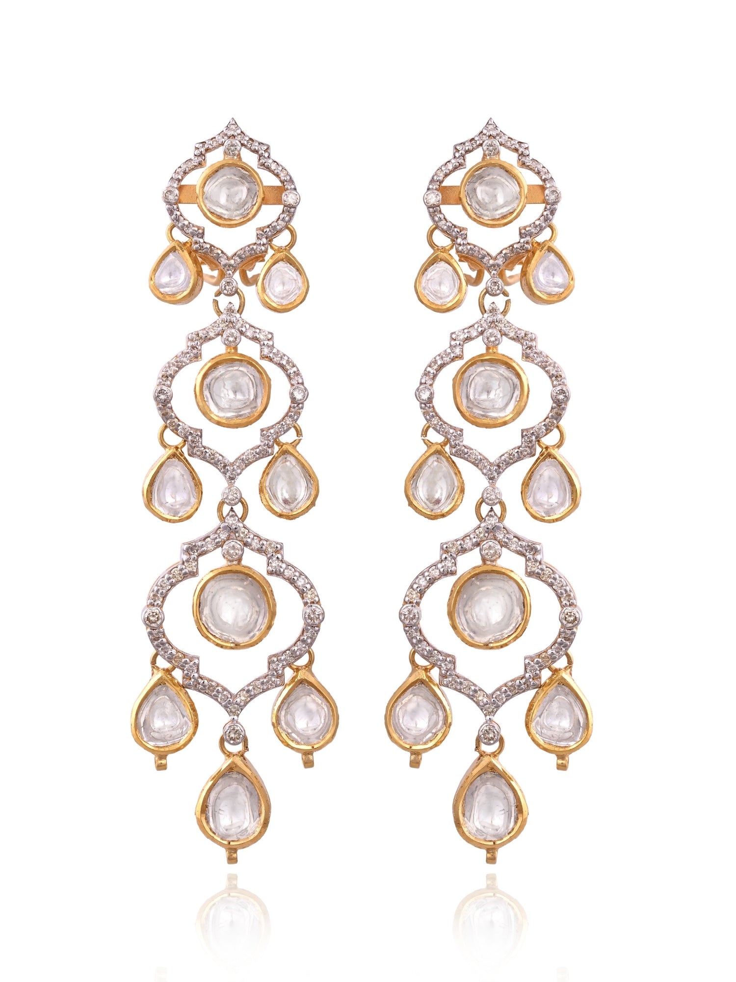 Moonlets in Descent Earrings
