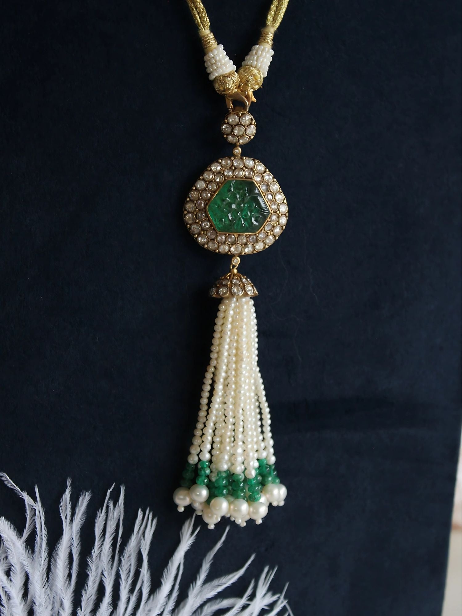 Verdant Tassel Pendant