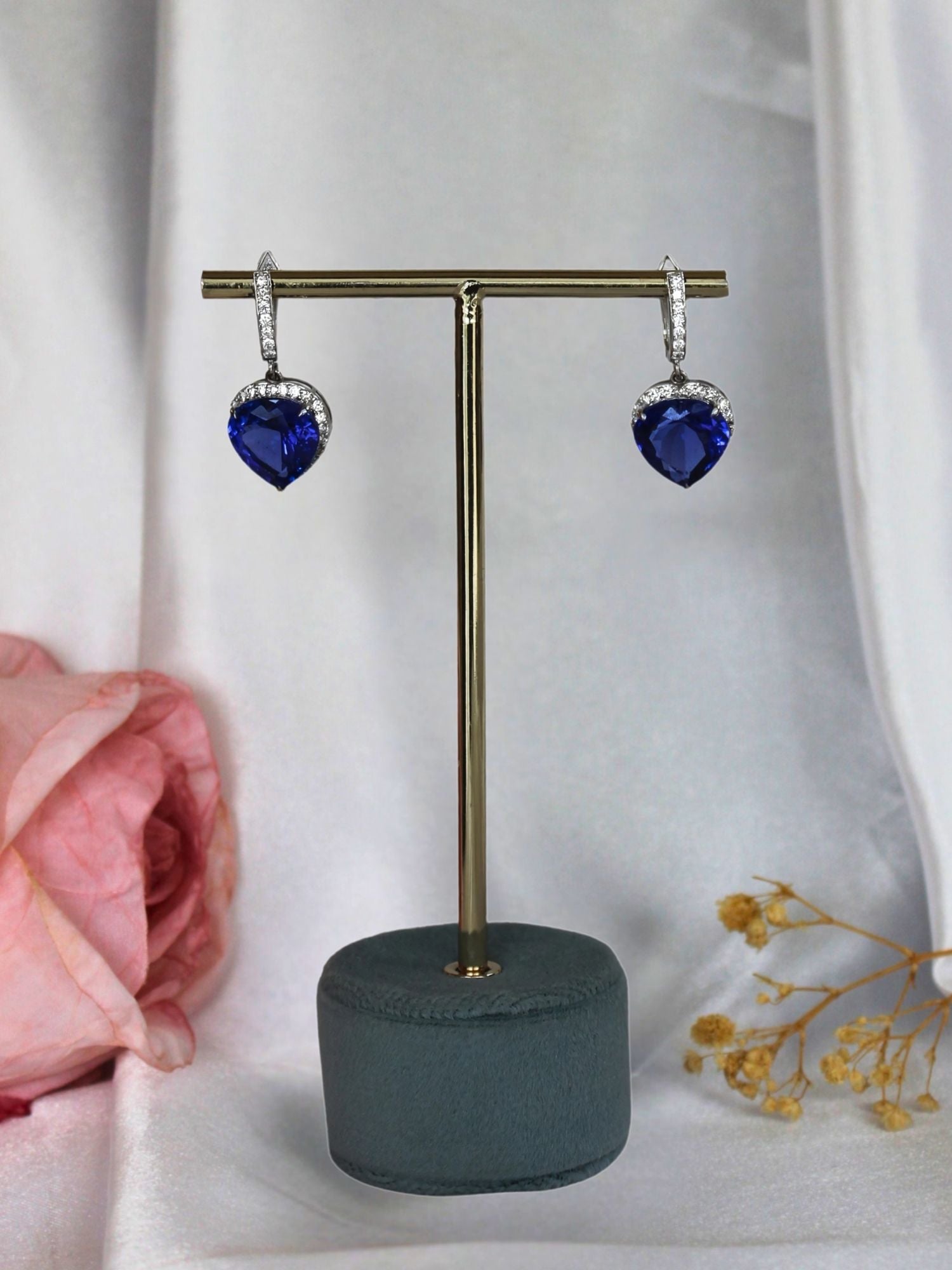 Ocean’s Heartbeat Tanzanite Earrings