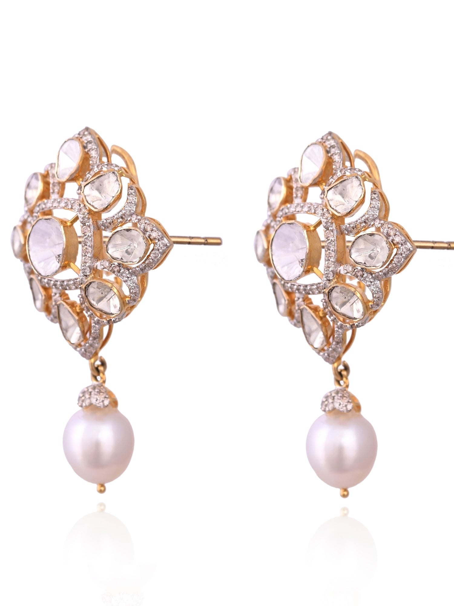 Diamond Drape Rhombus Earrings