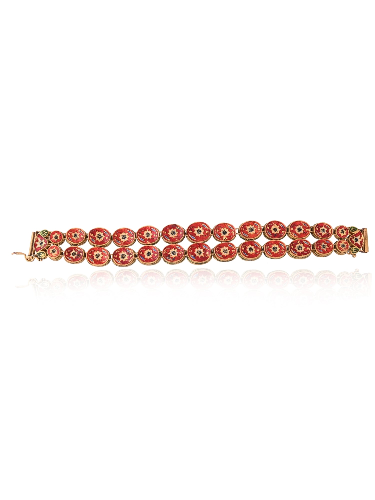 Rainbow Ripple Navratan Bracelet