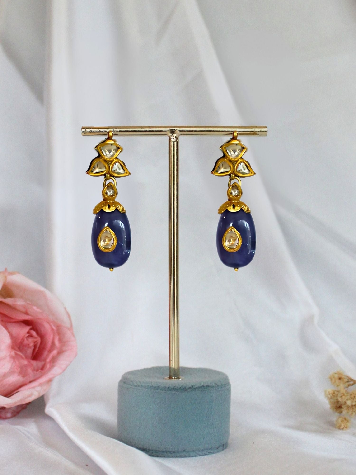 Royal Azure Drop Earrings