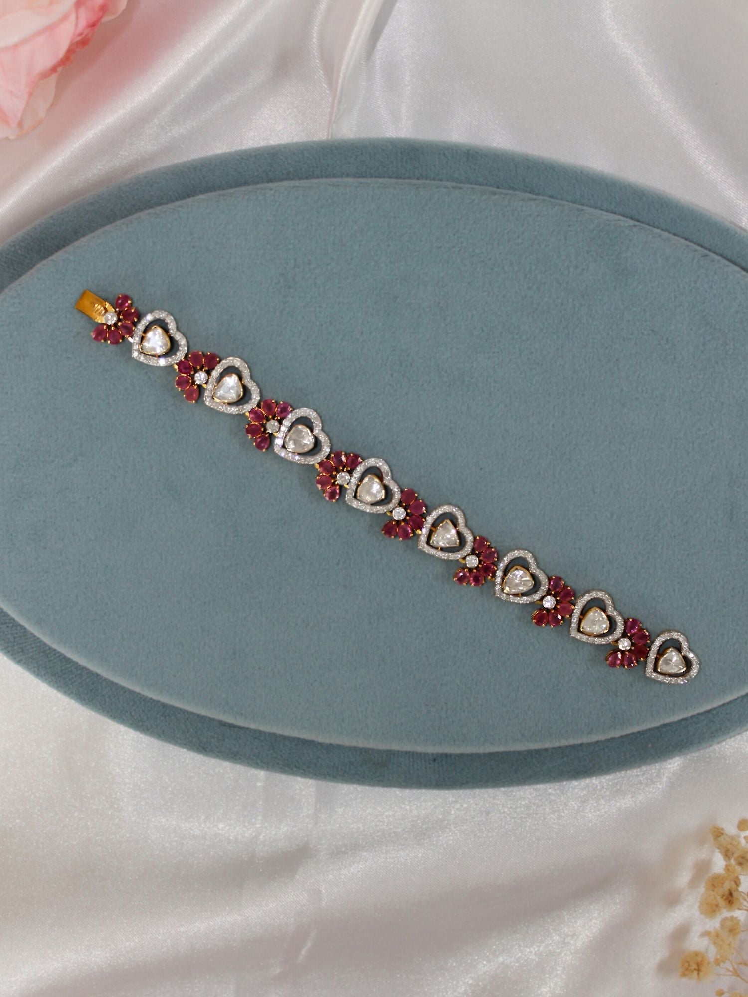 Ruby Flora Bracelet