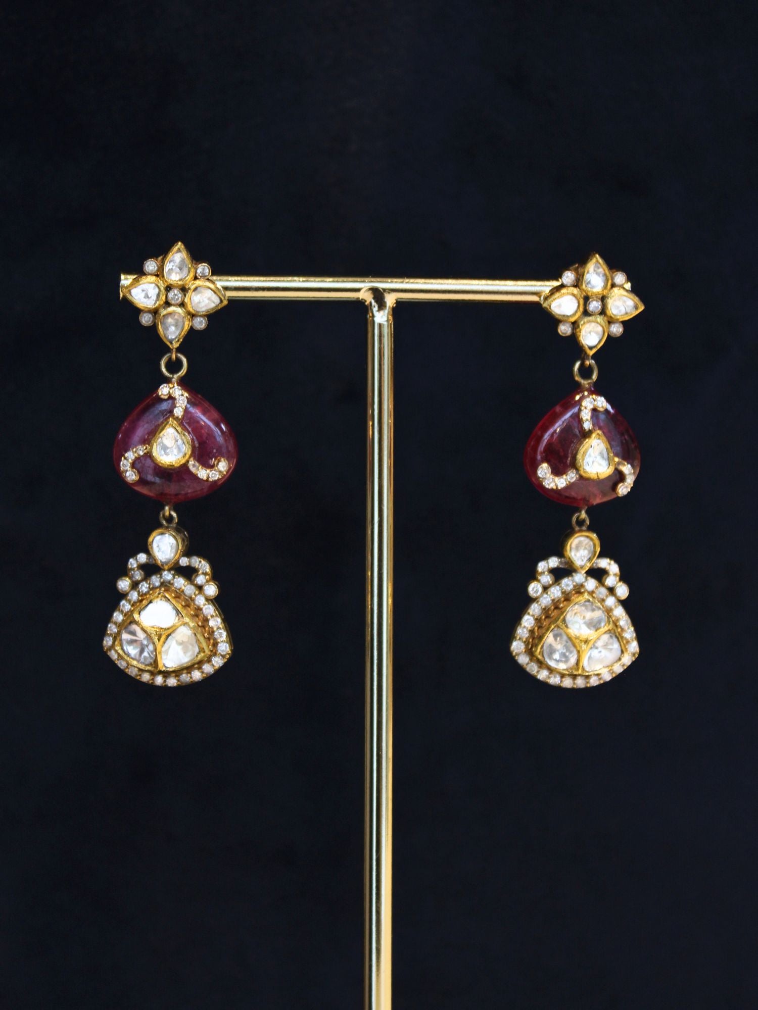 Colossal Emerald with Ruby Necklace Set