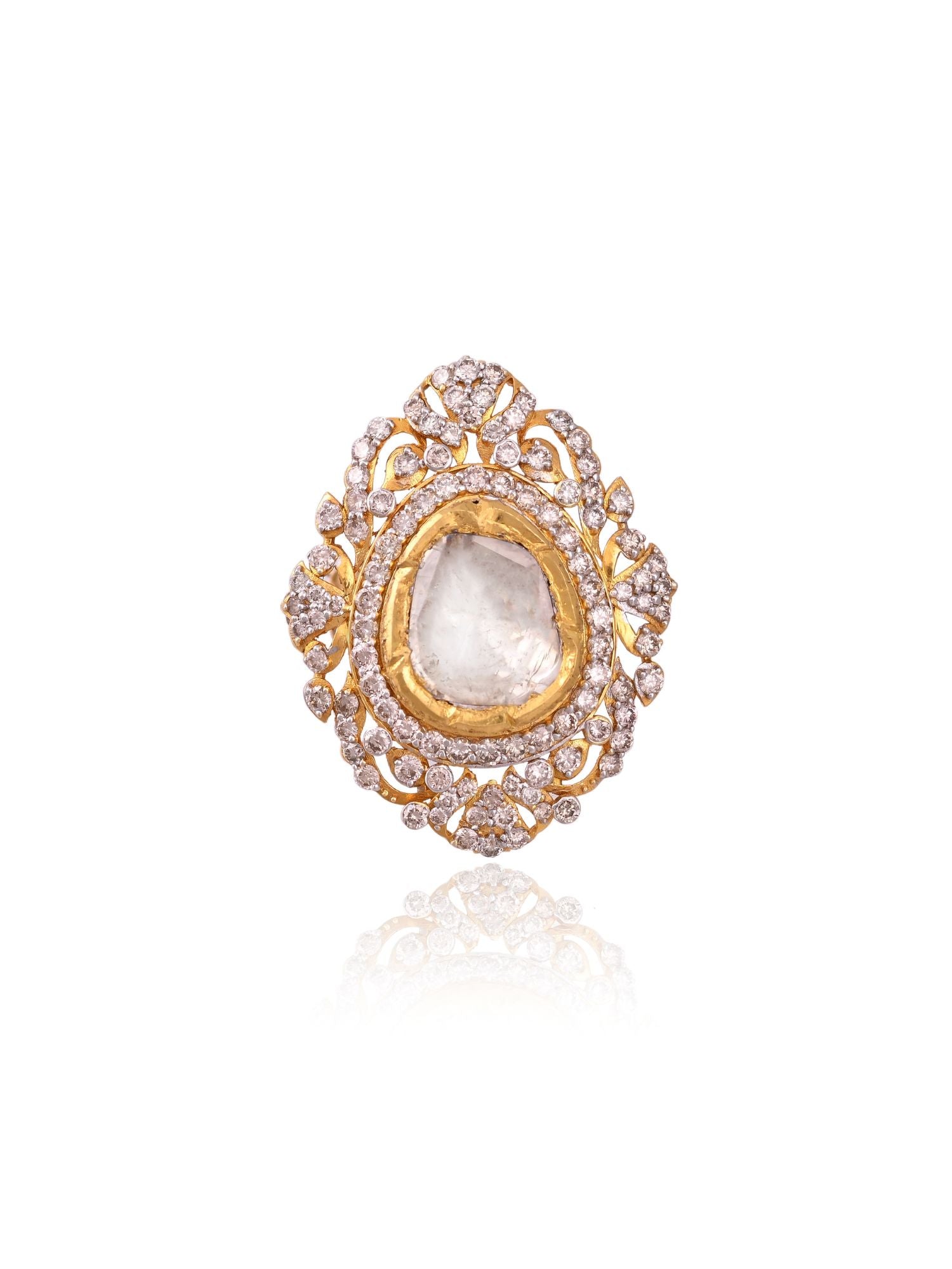 Polki Hexa Ring