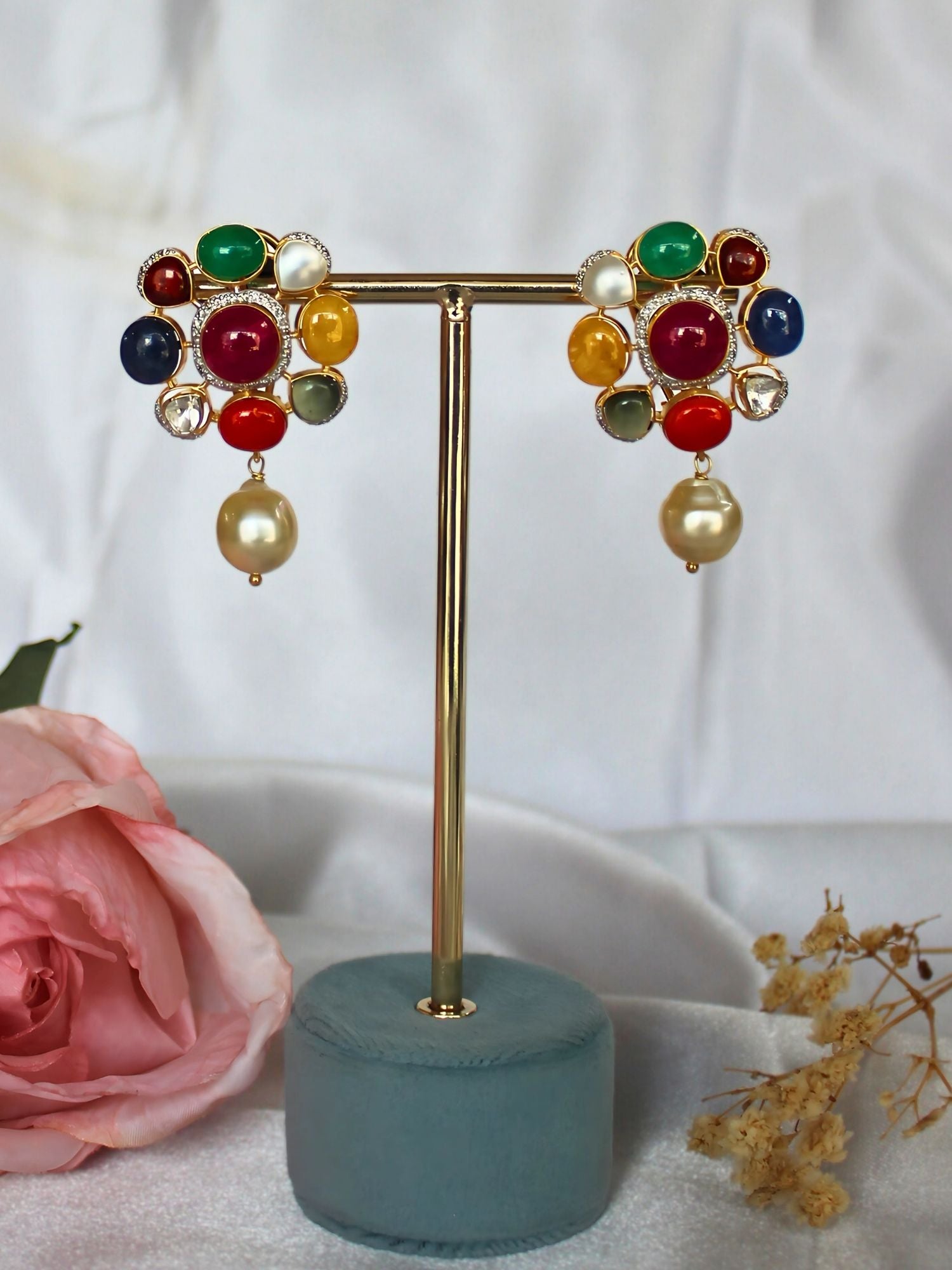 Circle of Stones Pendant Set