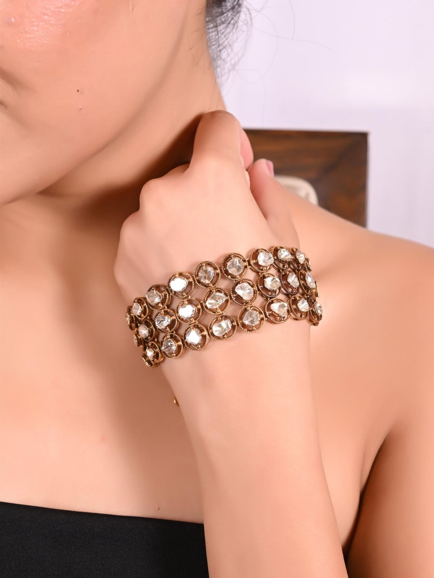 Polki Stream Bracelet