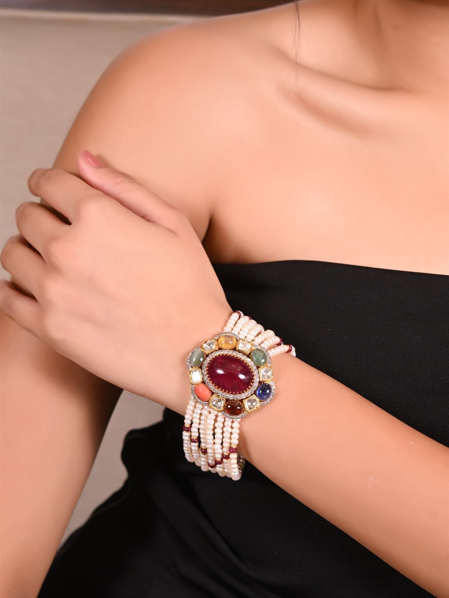 Prism Peak Navratan Bracelet