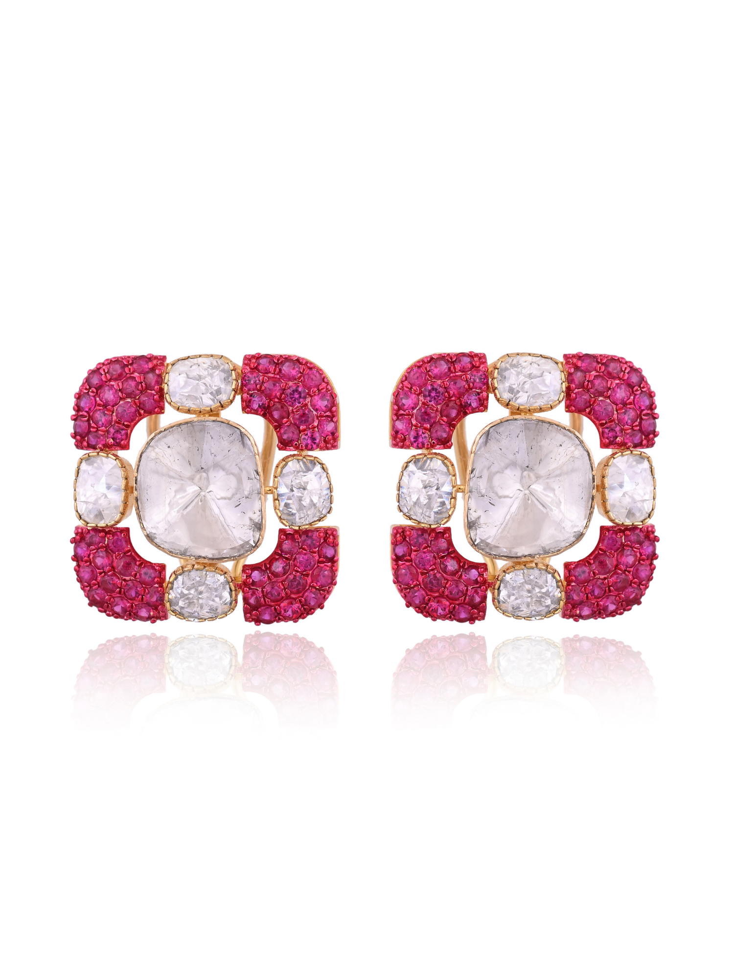 Amethyst Cushion Studs