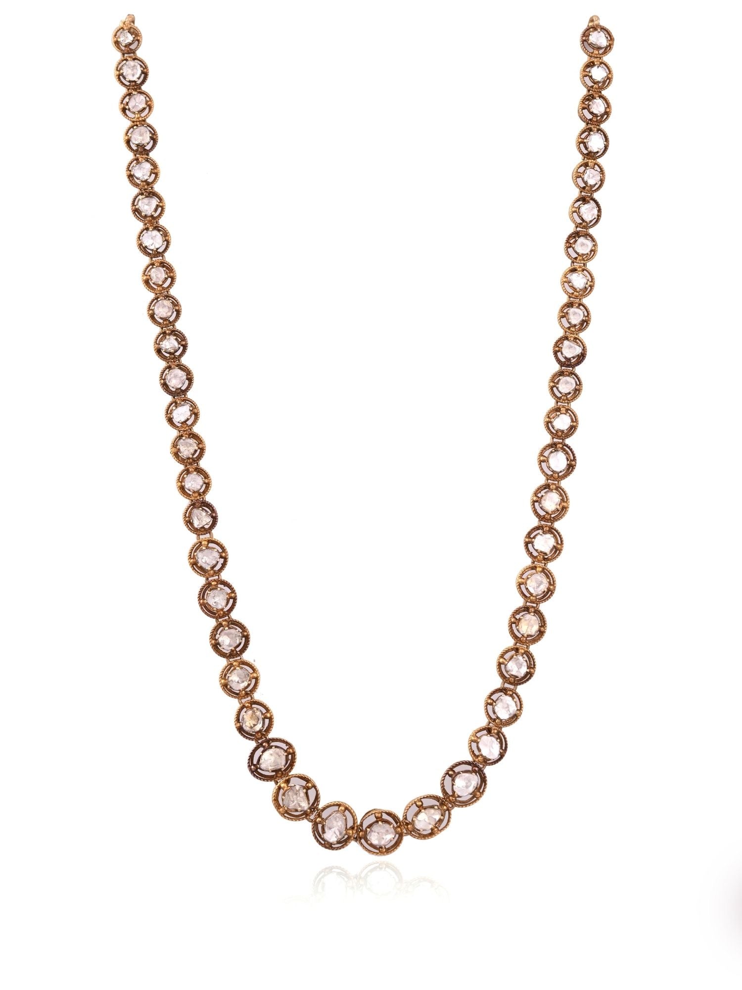 The Vintage Loop Polki Necklace