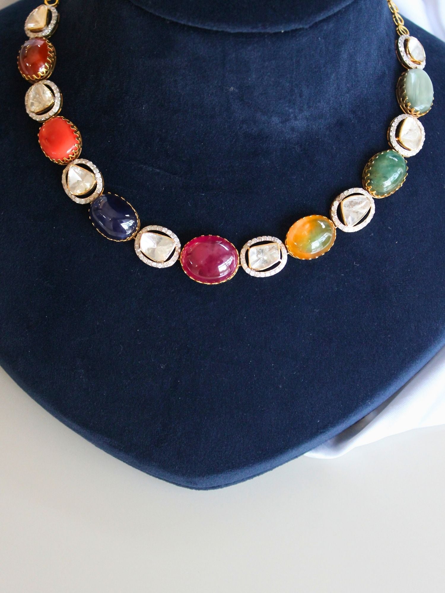 Mosaic Loop Necklace Set