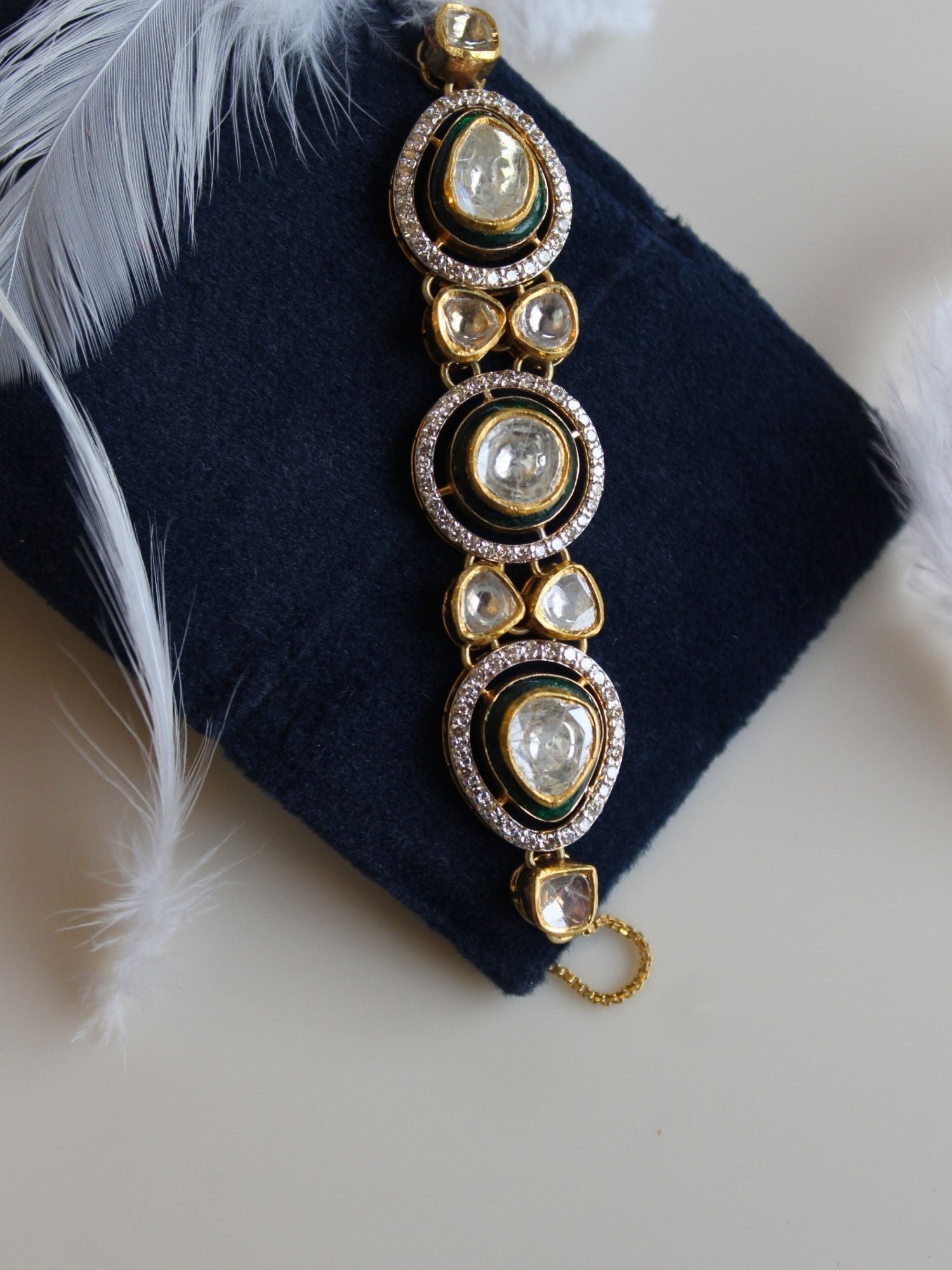Polki Trinity Bracelet