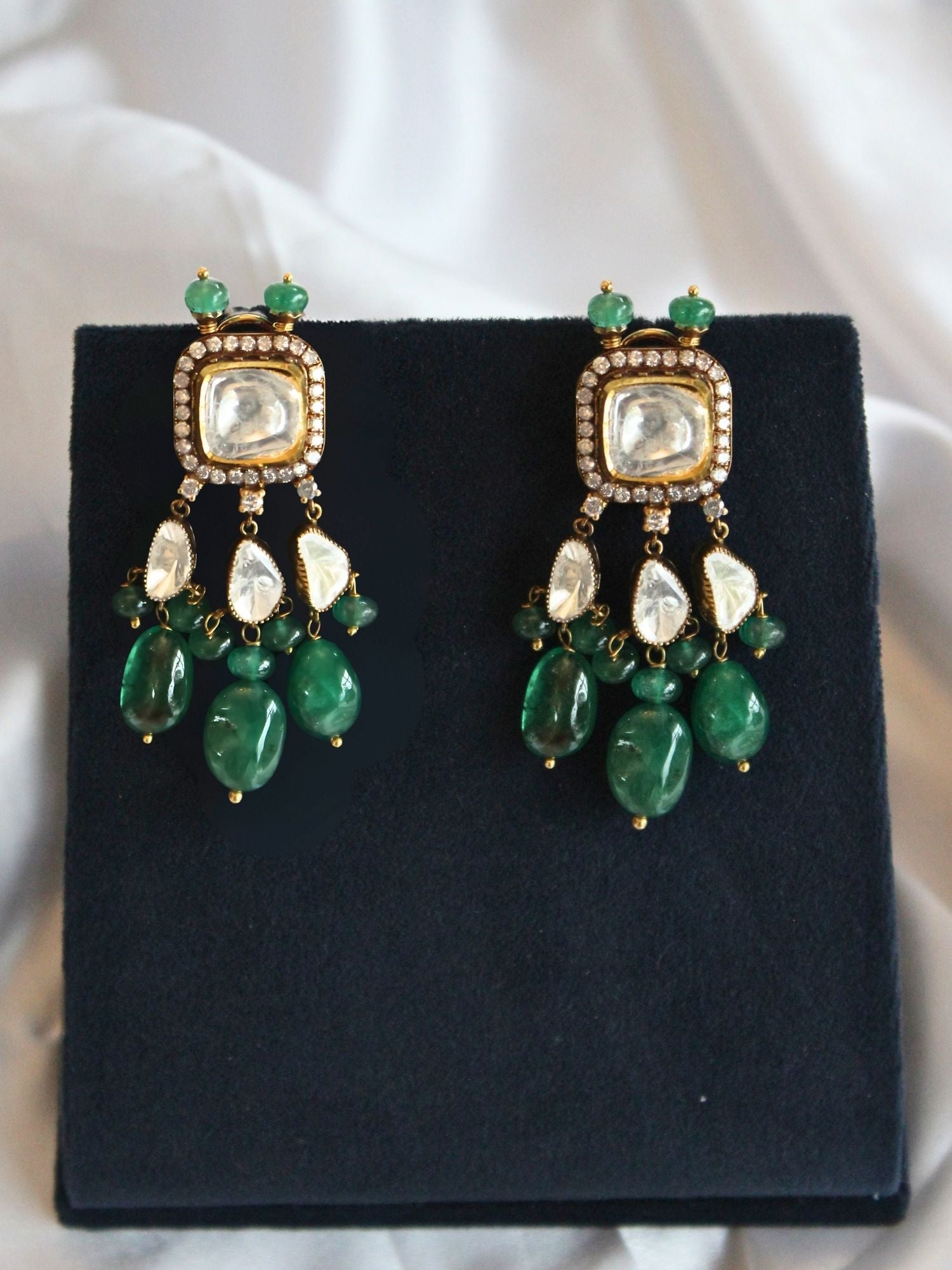 Old World Splendor Emerald Necklace Set