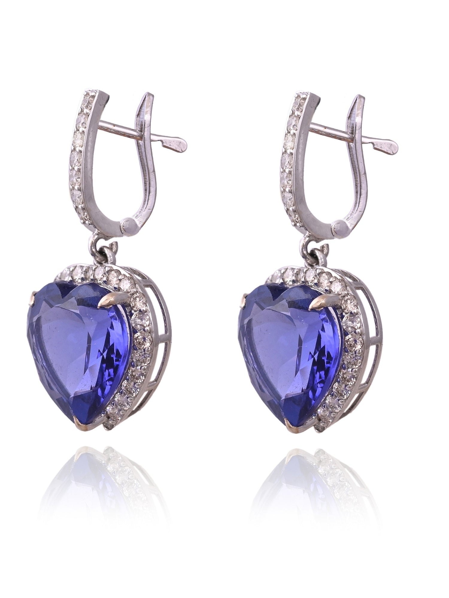 Ocean’s Heartbeat Tanzanite Earrings