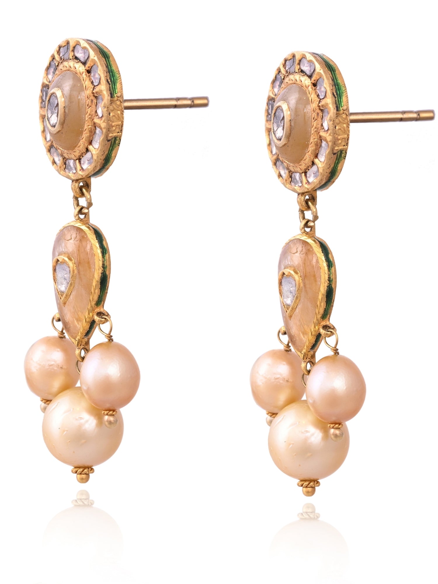 The Pearlfall Sapphire Earrings