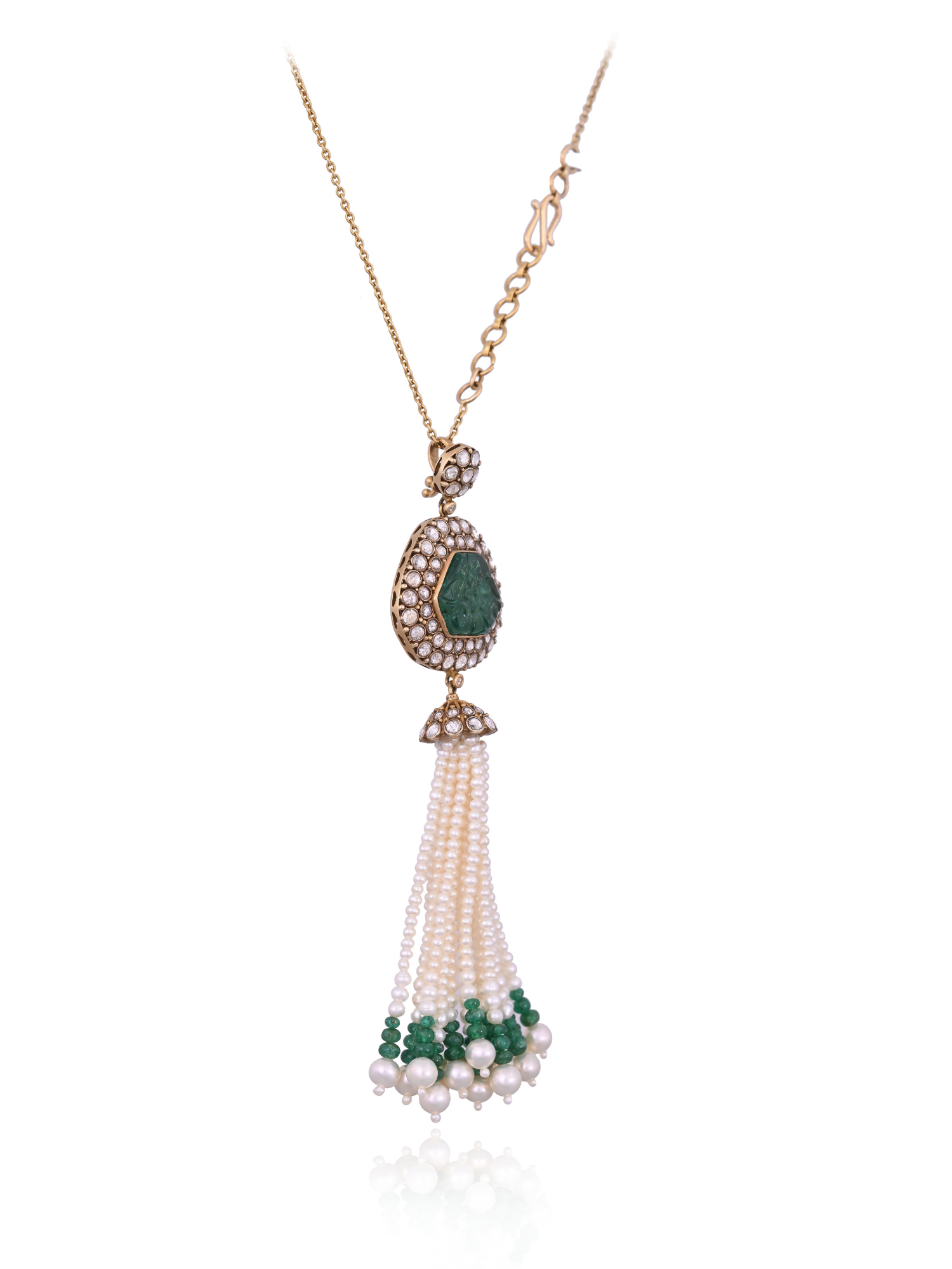 Verdant Tassel Pendant