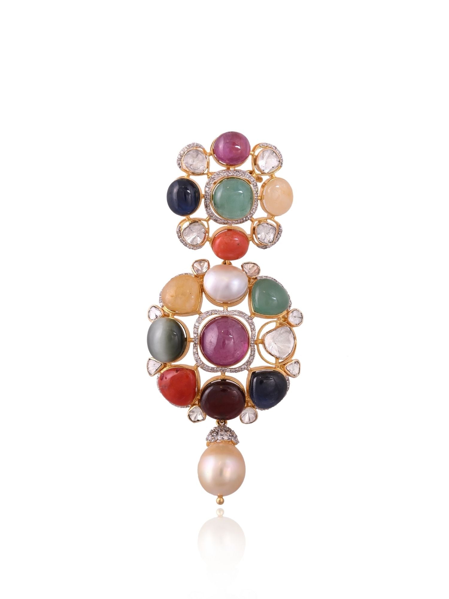 Circle of Stones Pendant Set