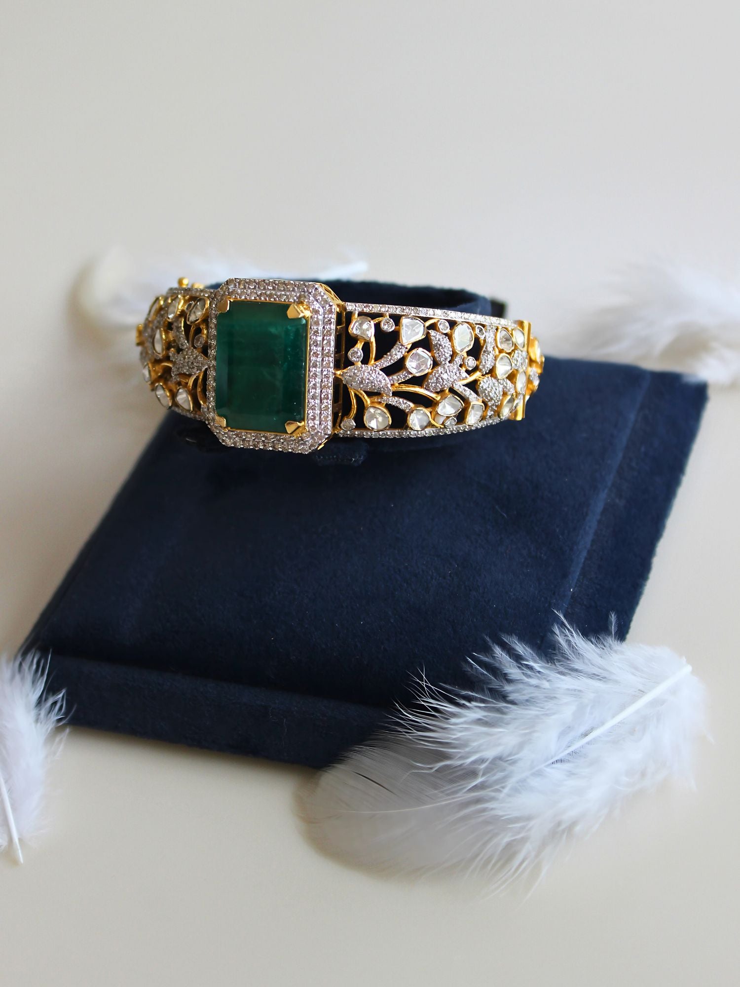 Verdant Muse Emerald Bracelet